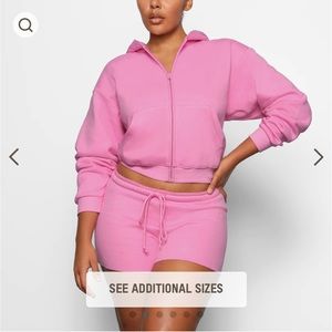 Skims Bubblegum Zip Up